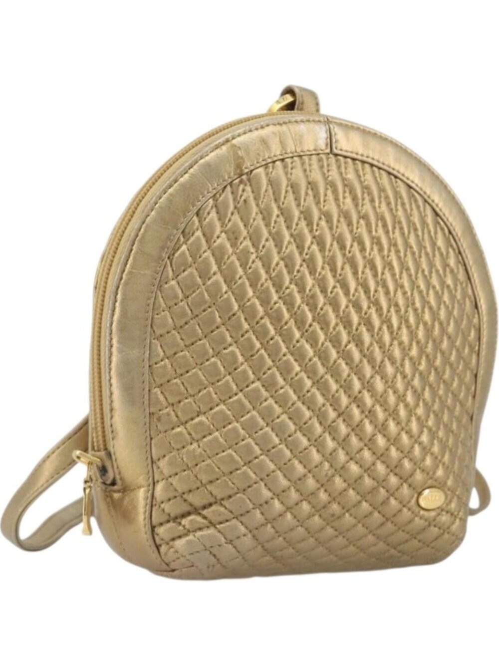 BALLY Backpack Leather Gold